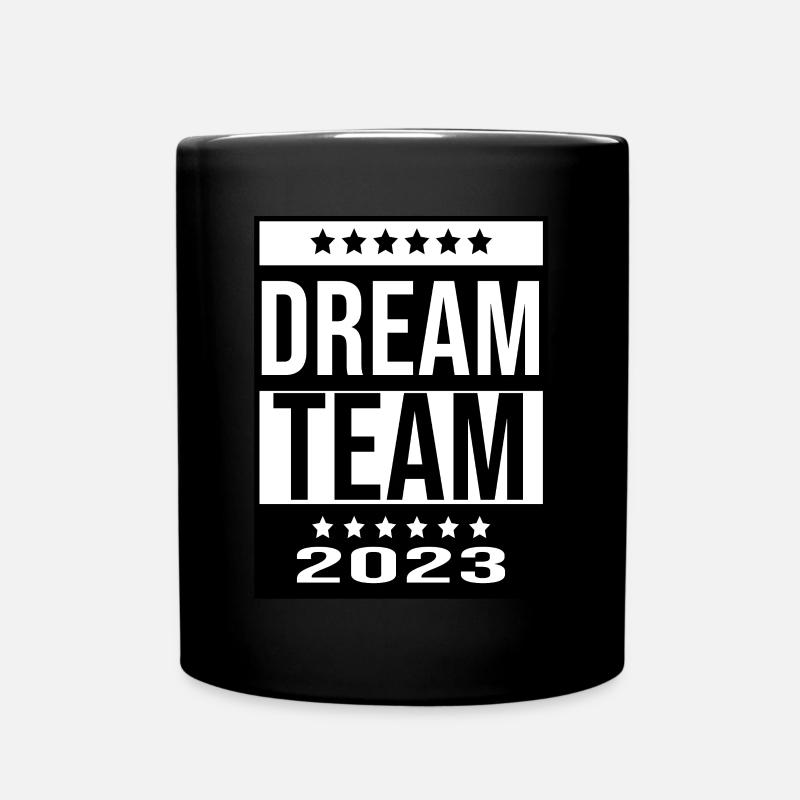 Ein Dreamteam - Tasse einfarbig - Schwarz