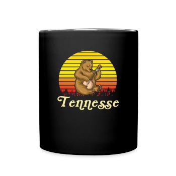 Banjo Shirts For Men Bluegrass Appalachia Folk - Full Colour Mug - black - Front