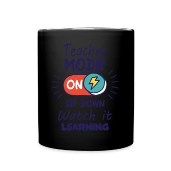 Teacher - Full Colour Mug - black - Front