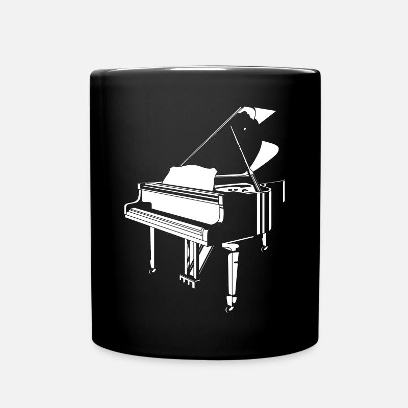 Flügel abstrakt - Tasse einfarbig - Schwarz