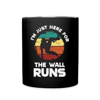 Cadeau Parkour | Freerunning Sport Parkur Dicton - Mug uni - noir - Devant