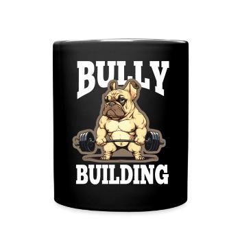 Français Bulldog Frenchie Bodybuilding Dog - Mug uni - noir - Devant