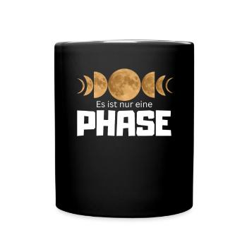 Ce n’est qu’une phase - Moon Phases Design - Mug uni - noir - Devant