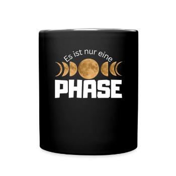 Ce n’est qu’une phase - Moon Phases Design - Mug uni - noir - Devant