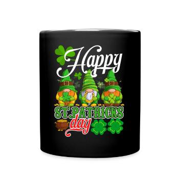 St Paddy's St Patricksday St Patrick Day - Full Colour Mug - black - Front