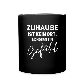 Sprücheshirts Motivationssprüche Motivationsspruch - Tasse einfarbig - Schwarz - Vorne