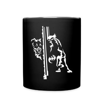 Australian Shepherd "Black Edition" - Full Colour Mug - black - Front
