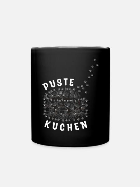 Pustekuchen - Pusteblume - Tasse einfarbig - Schwarz