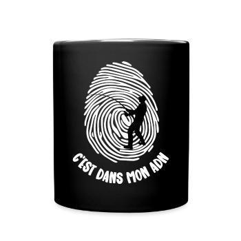 dans mon adn - Mug uni - noir - Devant