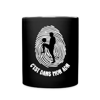 dans mon adn - Mug uni - noir - Devant