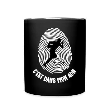 dans mon adn - Mug uni - noir - Devant