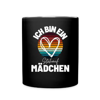 Sprücheshirts Motivationssprüche Motivationsspruch - Tasse einfarbig - Schwarz - Vorne