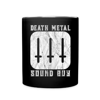Death Metal Sound Guy - Audio Engineer Gift - Full Colour Mug - black - Front