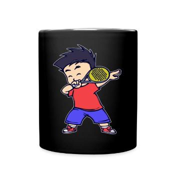Padel Racket Player Padel Tennis Training - Full Colour Mug - black - Front