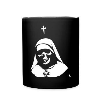 Mystifying and Bold Horror Nun, Satanic, and Occu - Full Colour Mug - black - Front