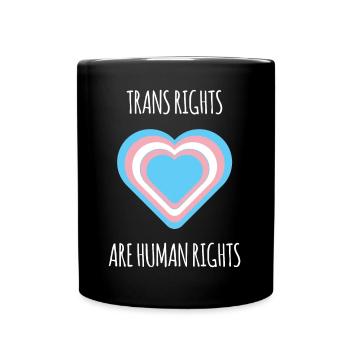 Mois de la fierté - Trans Rights Art Human Rights - Mug uni - noir - Devant