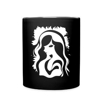 Gothic Girl Dark Fairytale Goth Occult Women Batc - Mug uni - noir - Devant