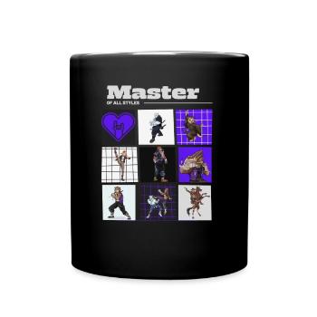 Master of all Styles - Tasse einfarbig - Schwarz - Vorne