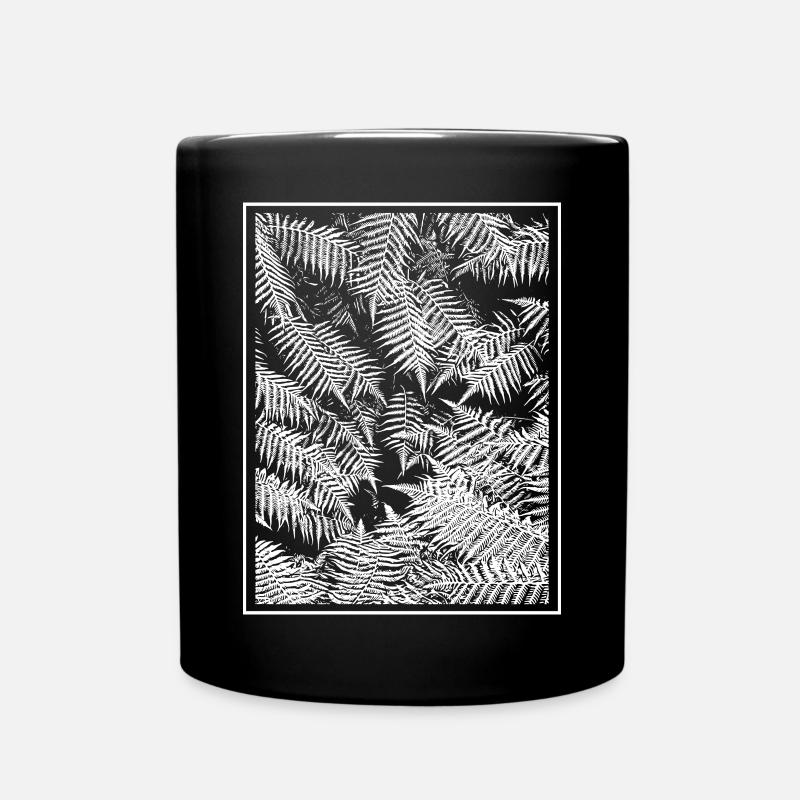 Fougère Végétale - Mug uni - noir