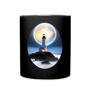 Lighthouse - Full Colour Mug - black - Front