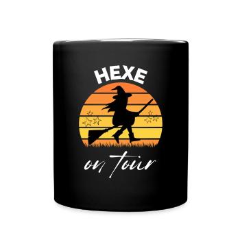 HEXE on tour HEXEN hexen - Tasse einfarbig - Schwarz - Vorne