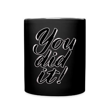 T-shirt avec slogan - Mug uni - noir - Devant
