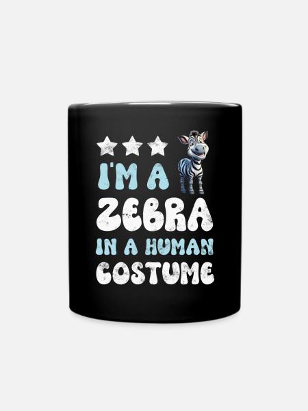Zèbre - Mug uni - noir