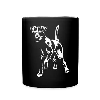 Parson Russell Terrier "Black Edition" - Full Colour Mug - black - Front
