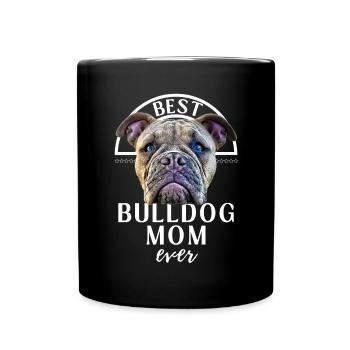 Bulldogge - BEST Bulldog MOM - Bulldoggen Mama - Mug uni - noir - Devant