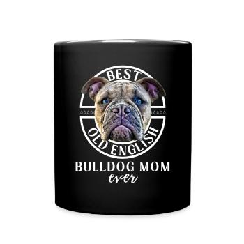 Bulldogge - BEST Bulldog MOM - Bulldoggen Mama - Mug uni - noir - Devant