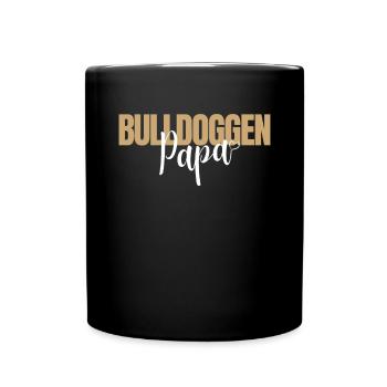 Bulldog DAD Bulldog Bulldogs DAD - Mug uni - noir - Devant