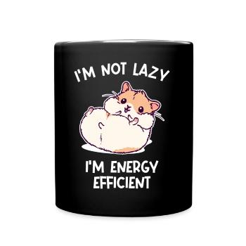 Hamster Kuscheltier Haustiere Heimtier Statement - Tasse einfarbig - Schwarz - Vorne