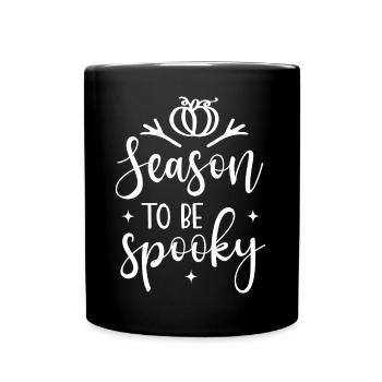 Halloween Costume Pumpkin Skeleton Horror Ghost - Full Colour Mug - black - Front
