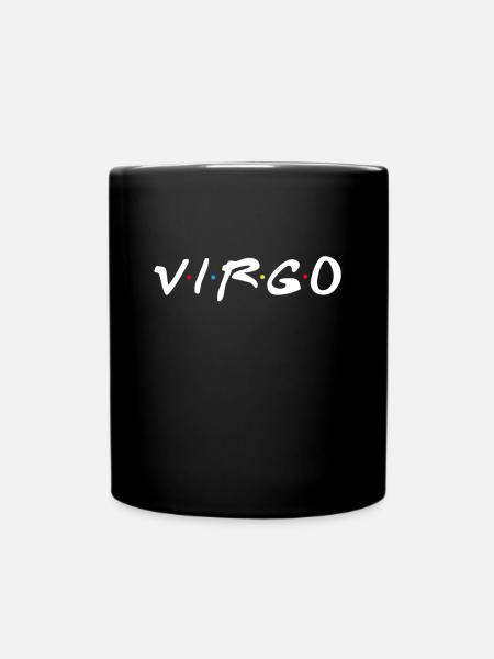 Virgo Zodiac - Full Colour Mug - black