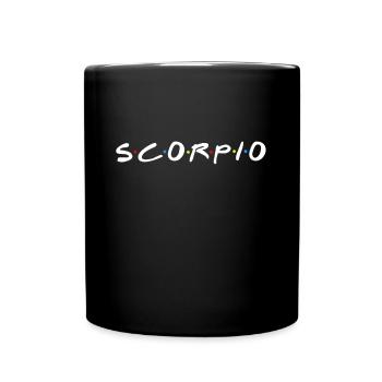 Scorpio Zodiac - Full Colour Mug - black - Front
