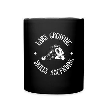 Ears growing skills ascending - Full Colour Mug - black - Front