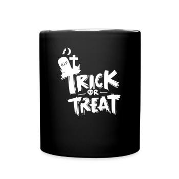 Tricks or treat (W) - Mug uni - noir - Devant