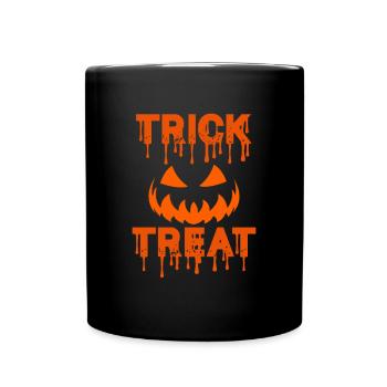 Trick or treat (O) - Mug uni - noir - Devant