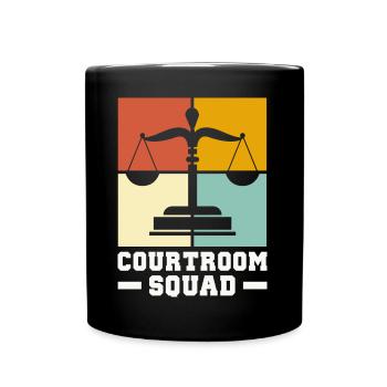 Anwalt Geschenke für Anwälte | Jurist Jura Student - Tasse einfarbig - Schwarz - Vorne