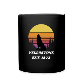 Yellostone est. 1872 - Mug uni - noir - Devant