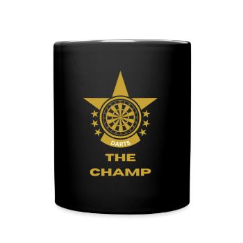 Champion de fléchettes - Mug uni - noir - Devant