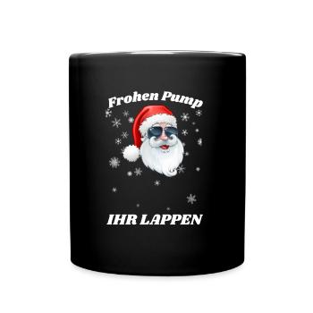 Frohen Pump Ihr Lappen Outfit - Tasse einfarbig - Schwarz - Vorne
