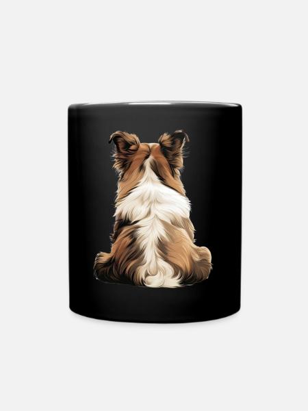 Shetland Sheepdog - Full Colour Mug - black