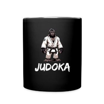 Judoka Gorilla Japanische Kampfsportarten Judo - Tasse einfarbig - Schwarz - Vorne