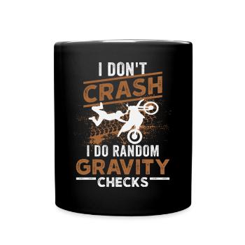 Motocross Dirt Bike Rider Moto - Mug uni - noir - Devant