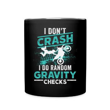 Motocross Dirt Bike Rider Moto - Mug uni - noir - Devant
