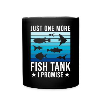 Drôle d’amateur d’aquarium disant citation du propriétaire de l’aquarium - Mug uni - noir - Devant