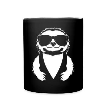 Paresseux Anime Paresseux Manga Paresseux Lunettes de soleil - Mug uni - noir - Devant