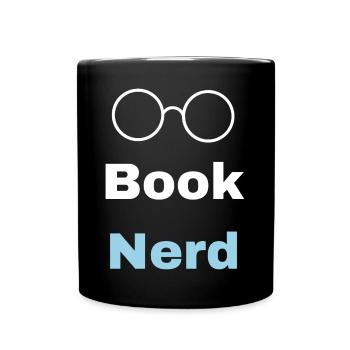 Book nerd - Full Colour Mug - black - Front