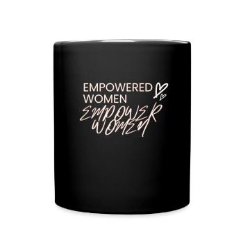 ,,Femmes autonomes, femmes autonomes''T-shirt motivant - Mug uni - noir - Devant